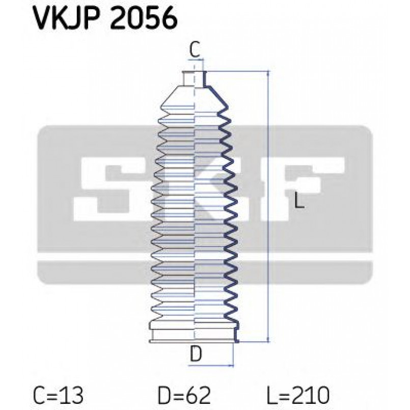 VKJP 2056 SKF - Пильовик привідного валу